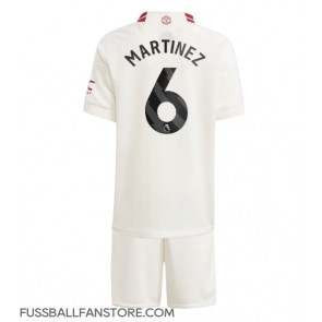 Manchester United Lisandro Martinez #6 Replik 3rd trikot Kinder 2023-24 Kurzarm (+ Kurze Hosen)